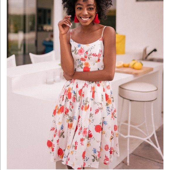 Cassie Gmg Floral Swing Dress